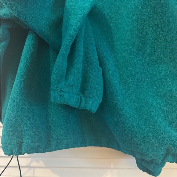 Vintage Green Half-Zip Men's fleece Sweater - Picture 7 of 13